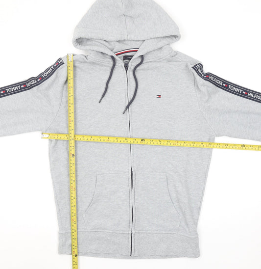 Tommy Hilfiger Men's Grey Full Zip Hoodie Size M