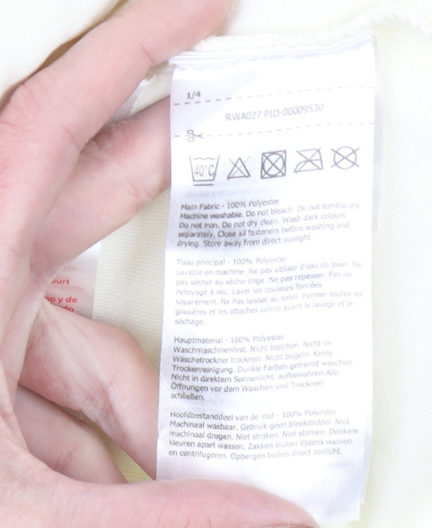 Regatta Women Ivory Fleece 1/4 Zip Pullover Sweatshirt UK 16