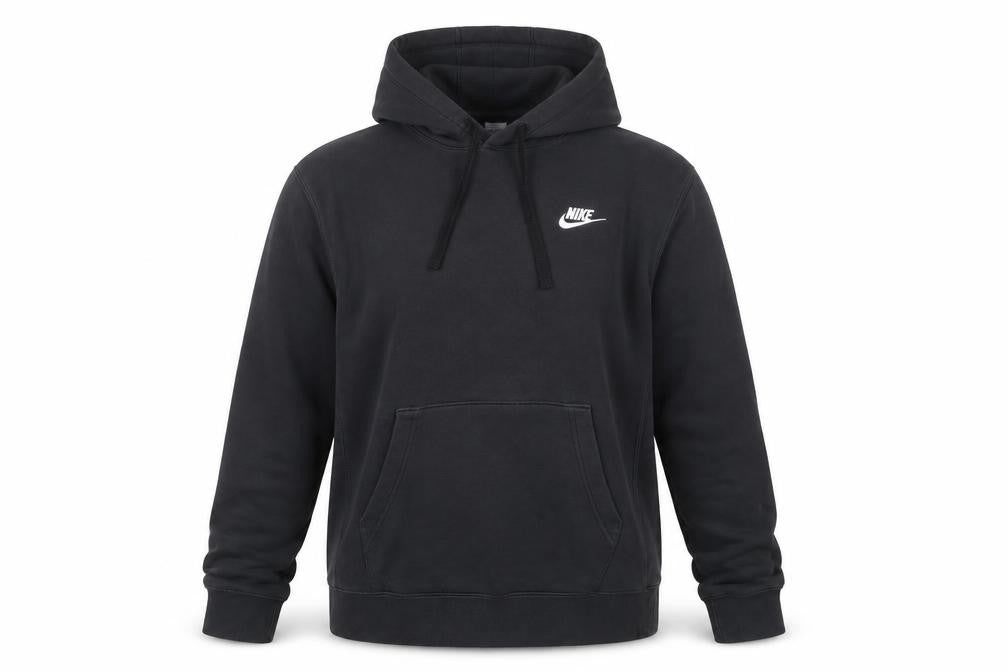Womens UK XS Regular Nike Black Pullover Hoodie