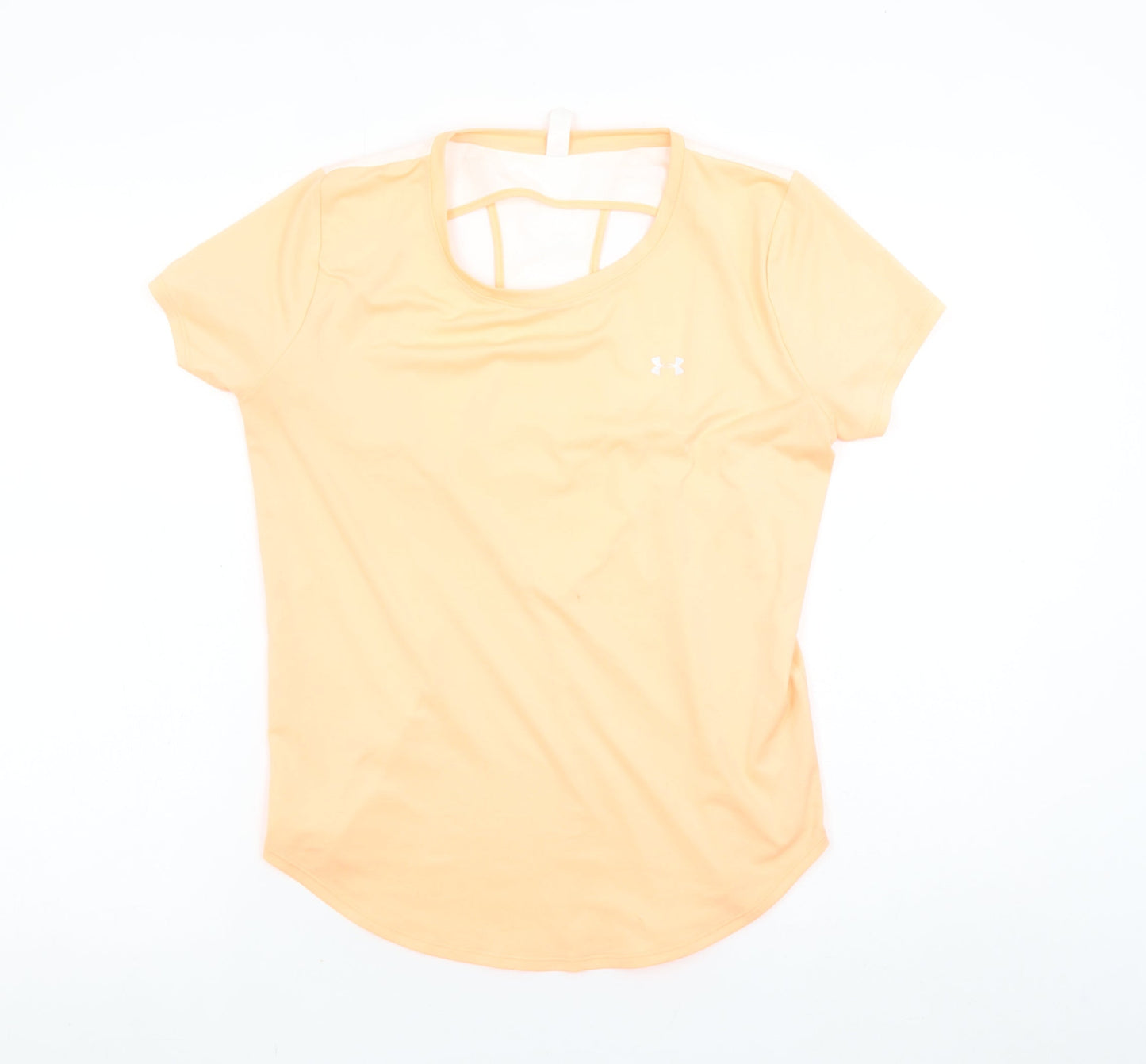 Under Armour Women's Yellow HeatGear Loose Fit T-Shirt Size S