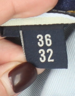 Diesel Men's Blue Straight Regular Fit Denim Jeans 36x32