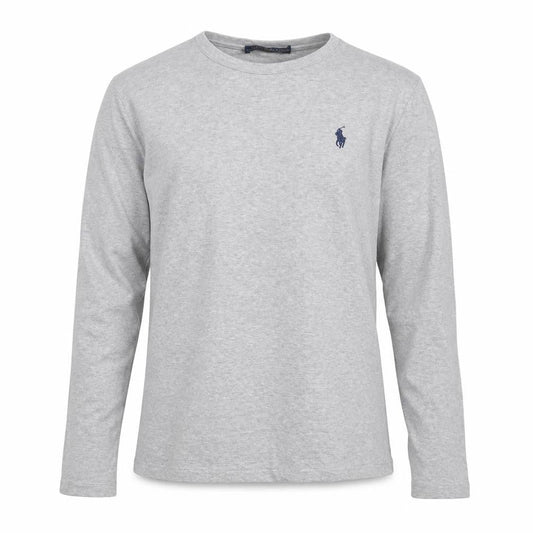 Ralph Lauren Boys Grey Long Sleeve Crew Neck T-Shirt Size S