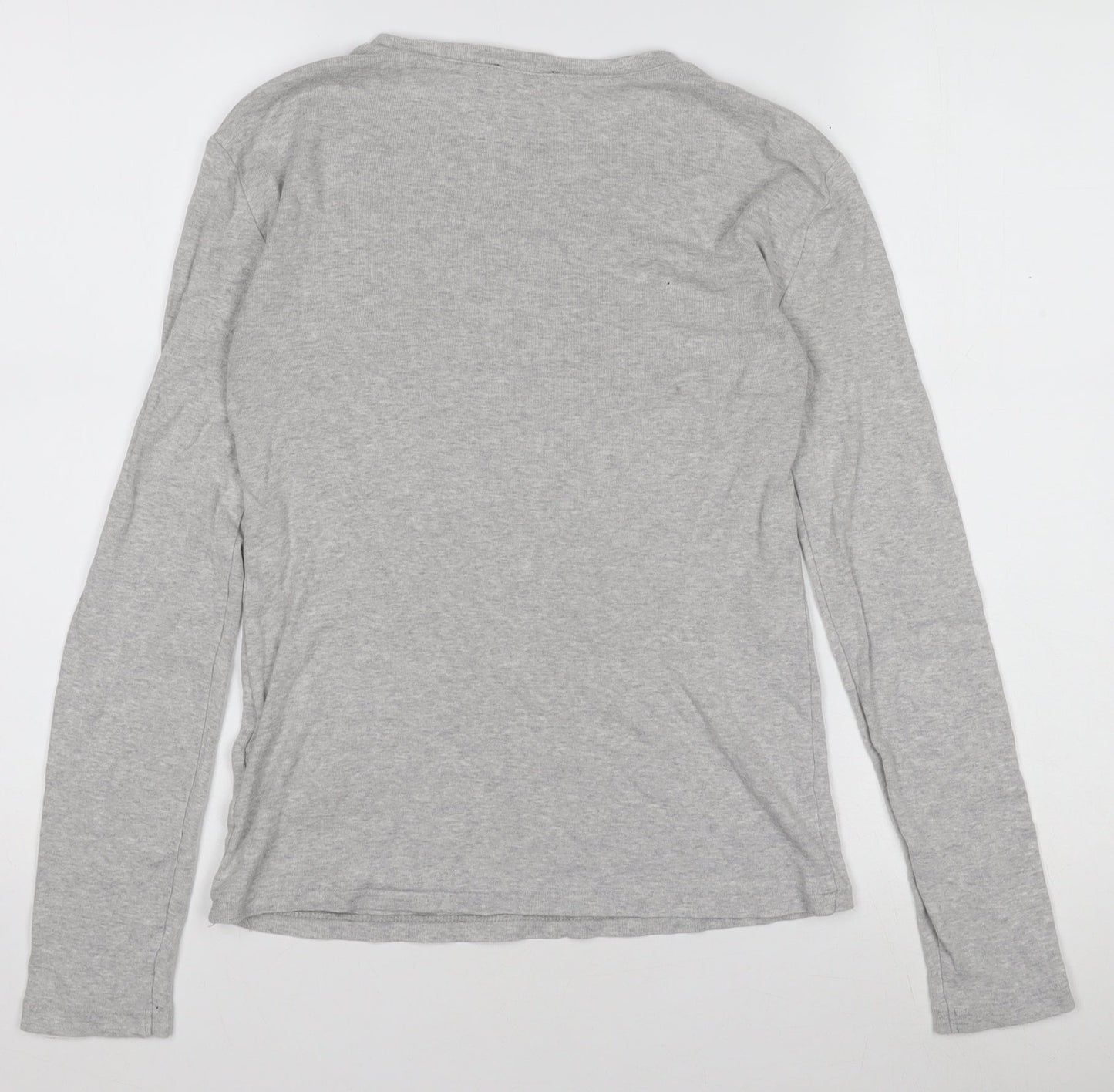 Ralph Lauren Boys Grey Long Sleeve Crew Neck T-Shirt Size S