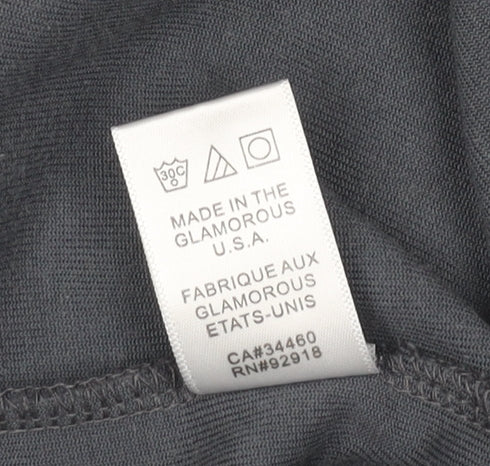 Juicy Couture Women’s Grey Velour Track Jacket S Hoodie Rhinestone Logo