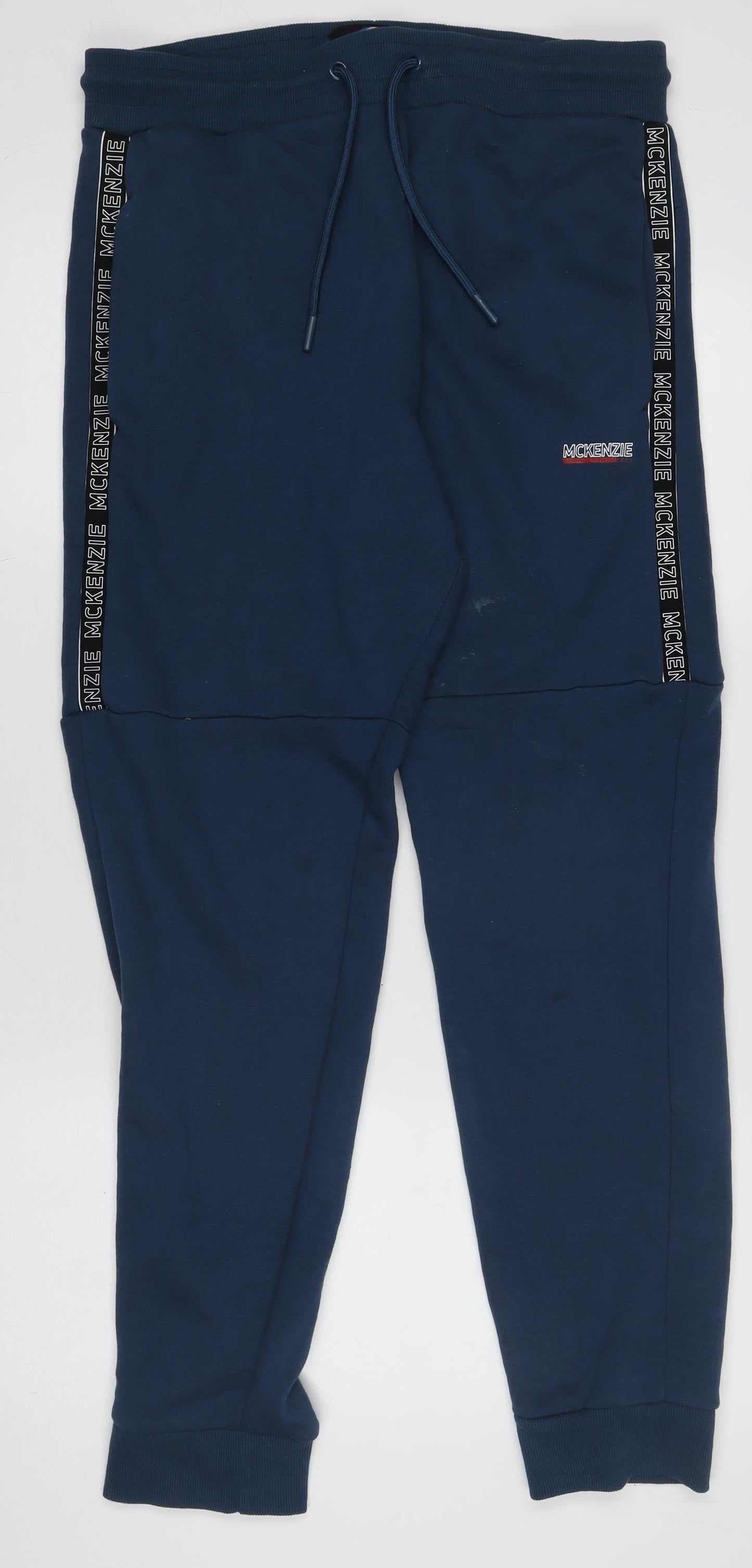 McKenzie Mens Blue XL Jogger Sweatpants Tapered Tracksuit Bottoms