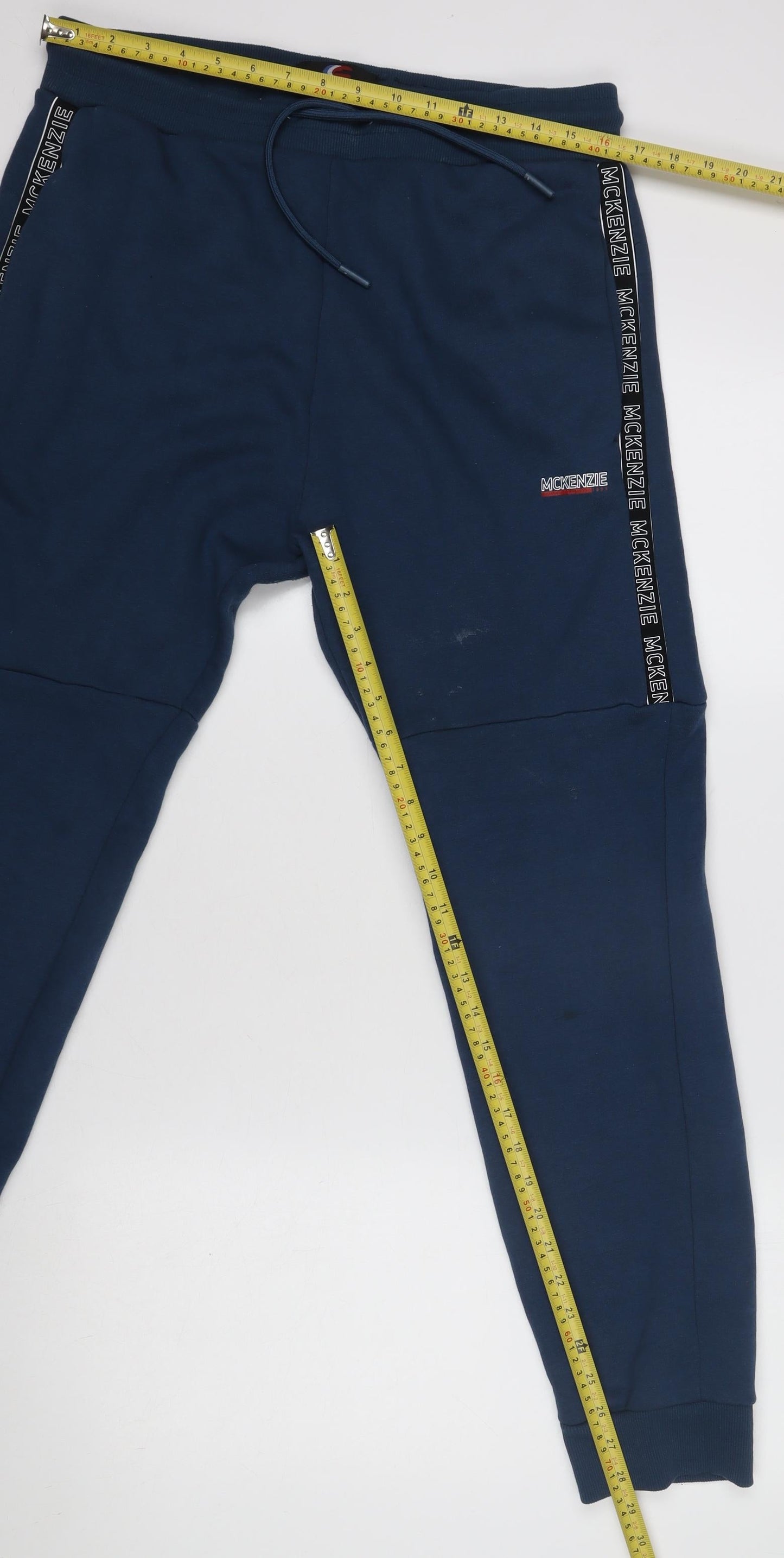 McKenzie Mens Blue XL Jogger Sweatpants Tapered Tracksuit Bottoms