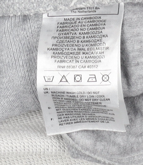 Adidas Women's Grey Sweat Shorts Size 12 Regular Fit Activewear