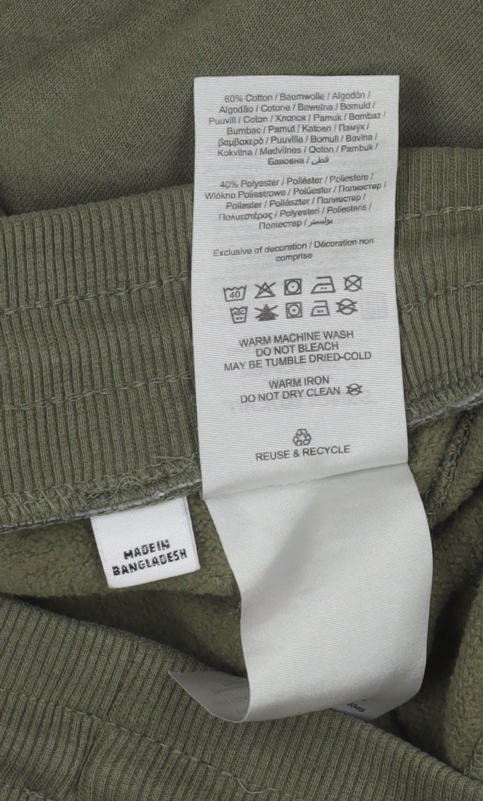 Jack & Jones Men's Green Jogger Sweatpants S Regular Fit