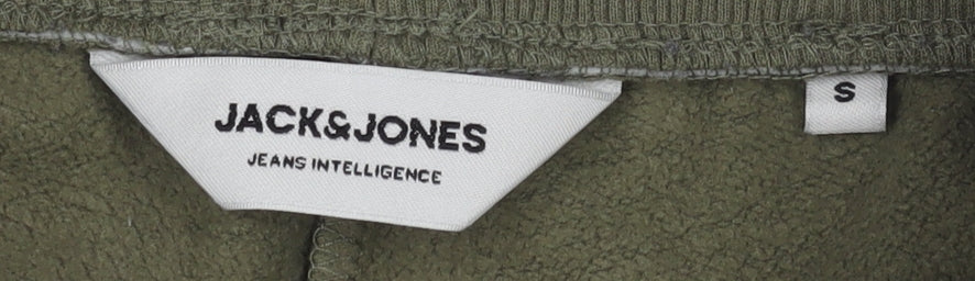 Jack & Jones Men's Green Jogger Sweatpants S Regular Fit