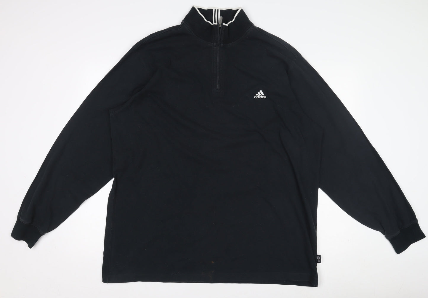 Adidas Men’s Black 2XL Climalite 1/2 Zip Pullover Sweatshirt