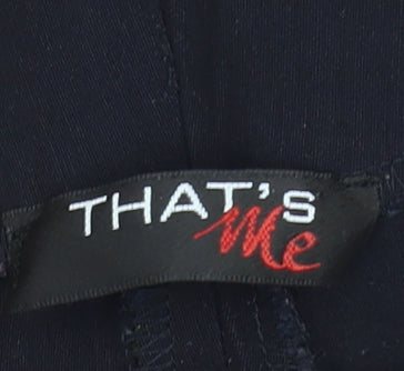 That's Me Women's Black Size 18 Straight Leg Trousers