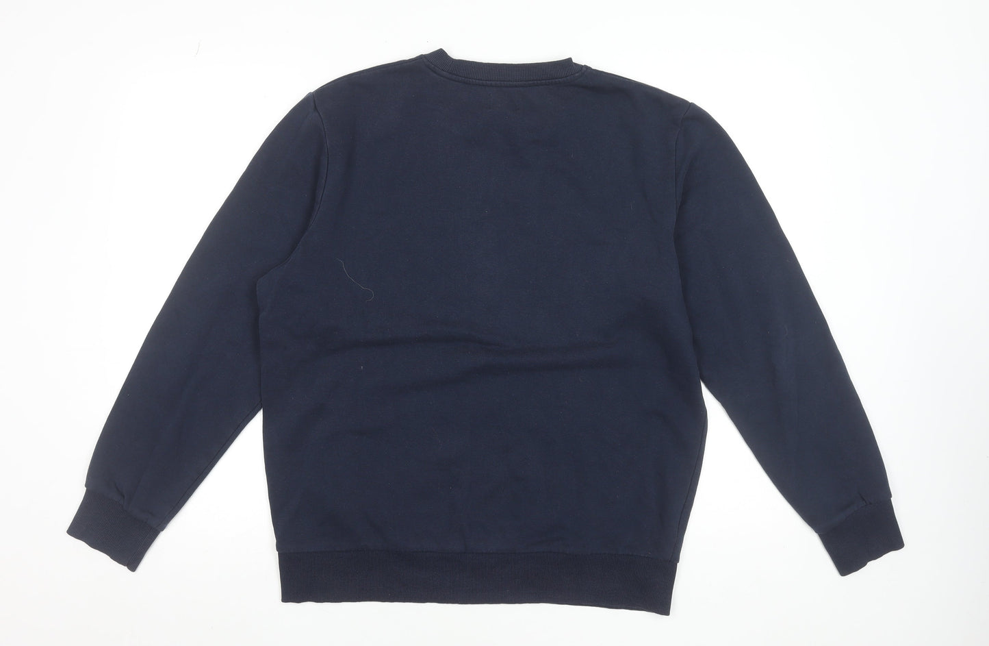 Jack & Jones Men's Blue Crew Neck Logo Sweatshirt Size M