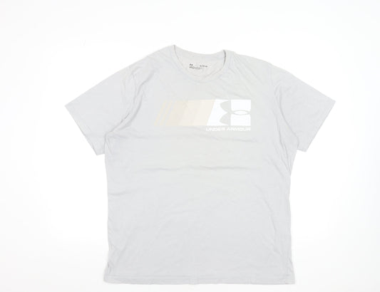 Under Armour Men's Grey XL Crew Neck Sports T-Shirt