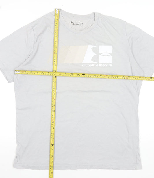 Under Armour Men's Grey XL Crew Neck Sports T-Shirt