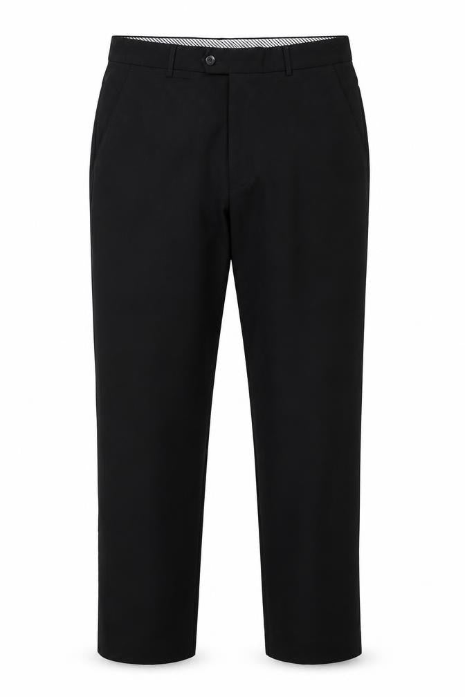 St Bernard for Dunnes Stores Men's Black 38W 33L Classic Polyester Trousers