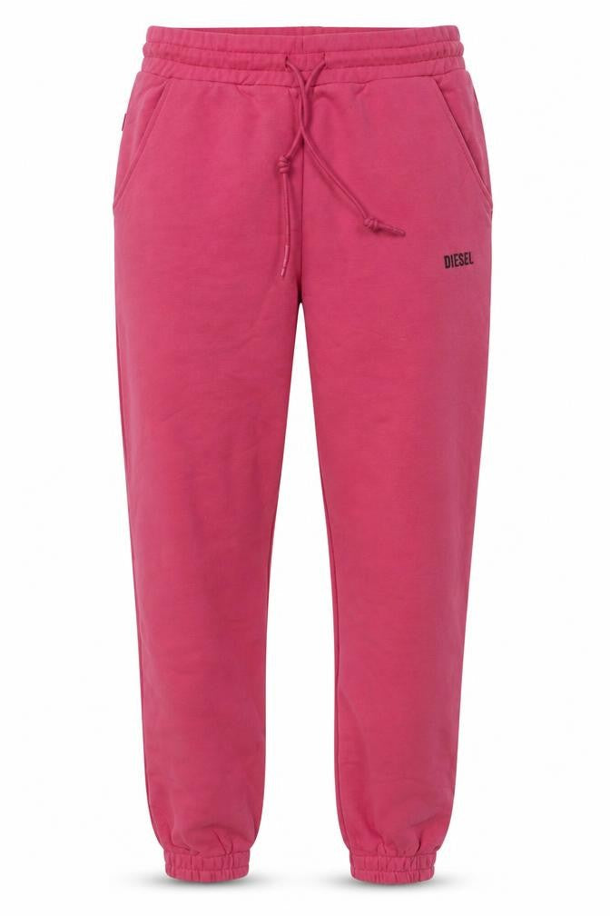 Diesel Womens Pink Cotton Fleece Jogger Sweatpants Size S