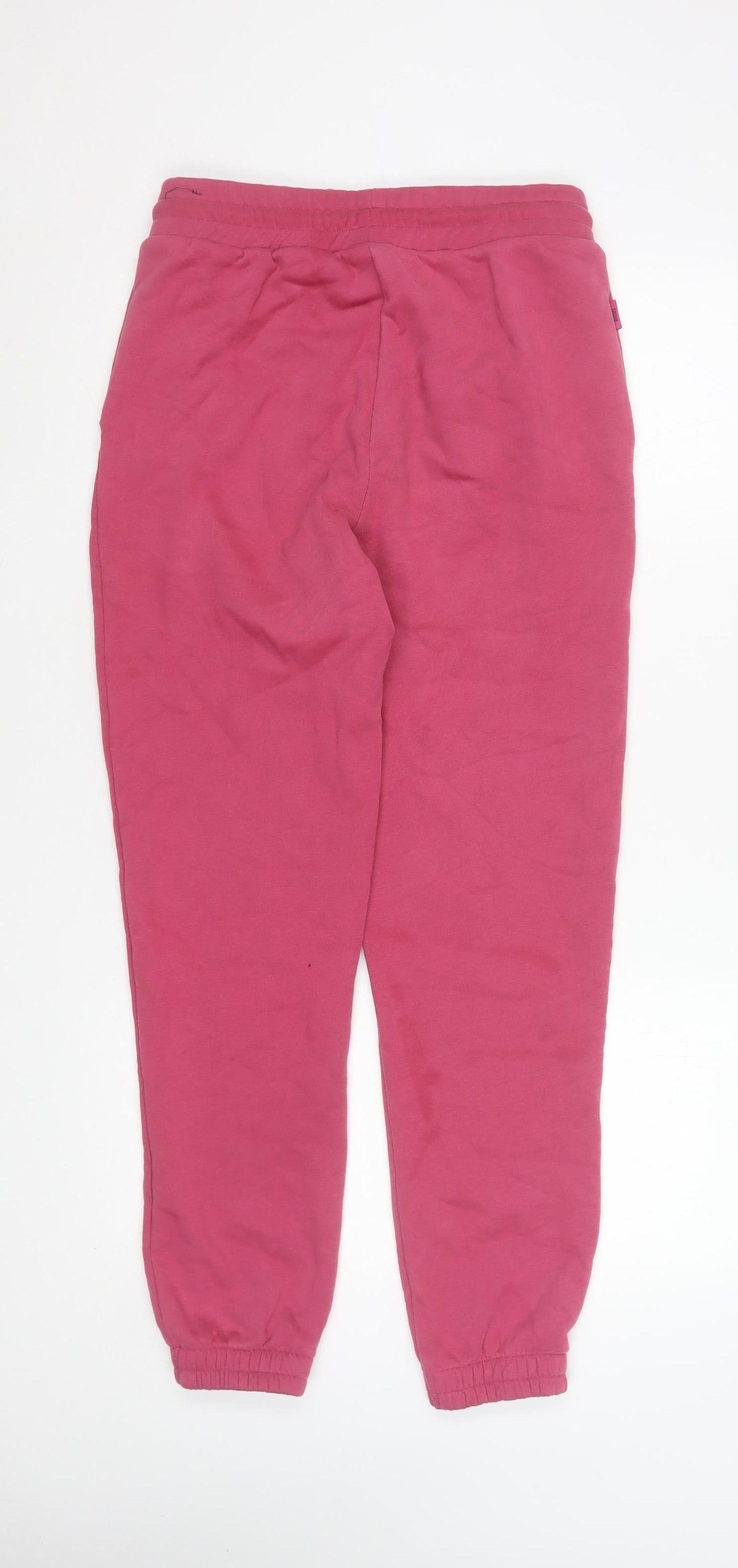 Diesel Womens Pink Cotton Fleece Jogger Sweatpants Size S