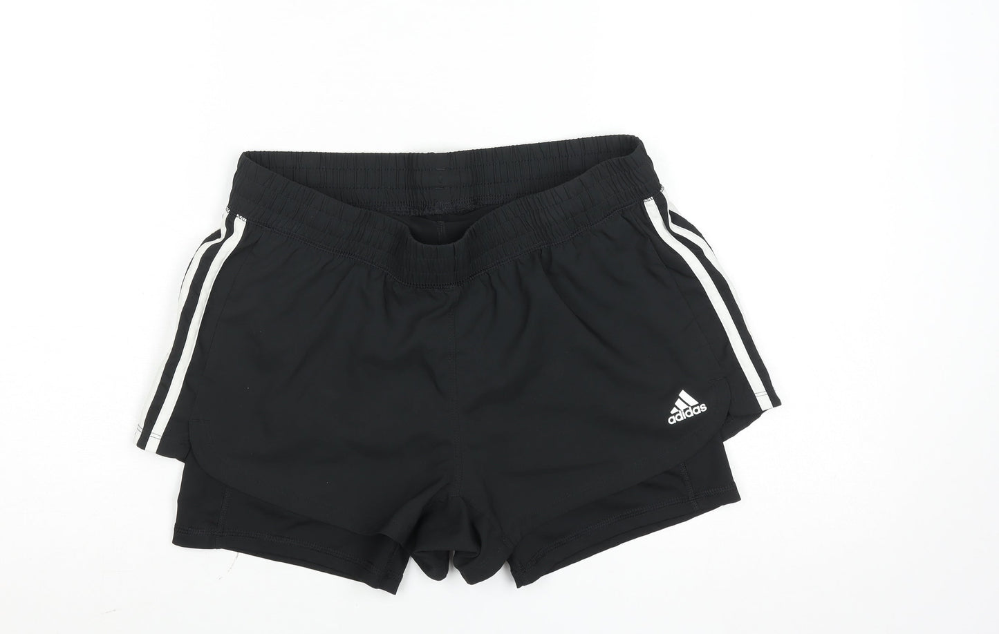 Adidas Womens Black M Running Shorts Aeroready Primegreen