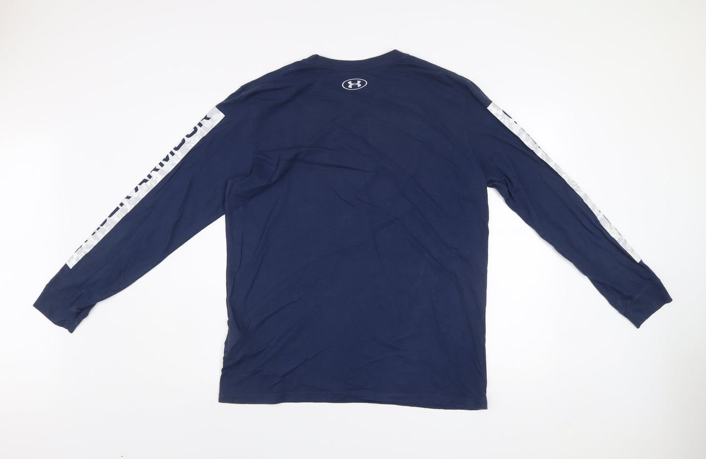 Under Armour Men's Blue Long Sleeve Crew Neck Sports Top M