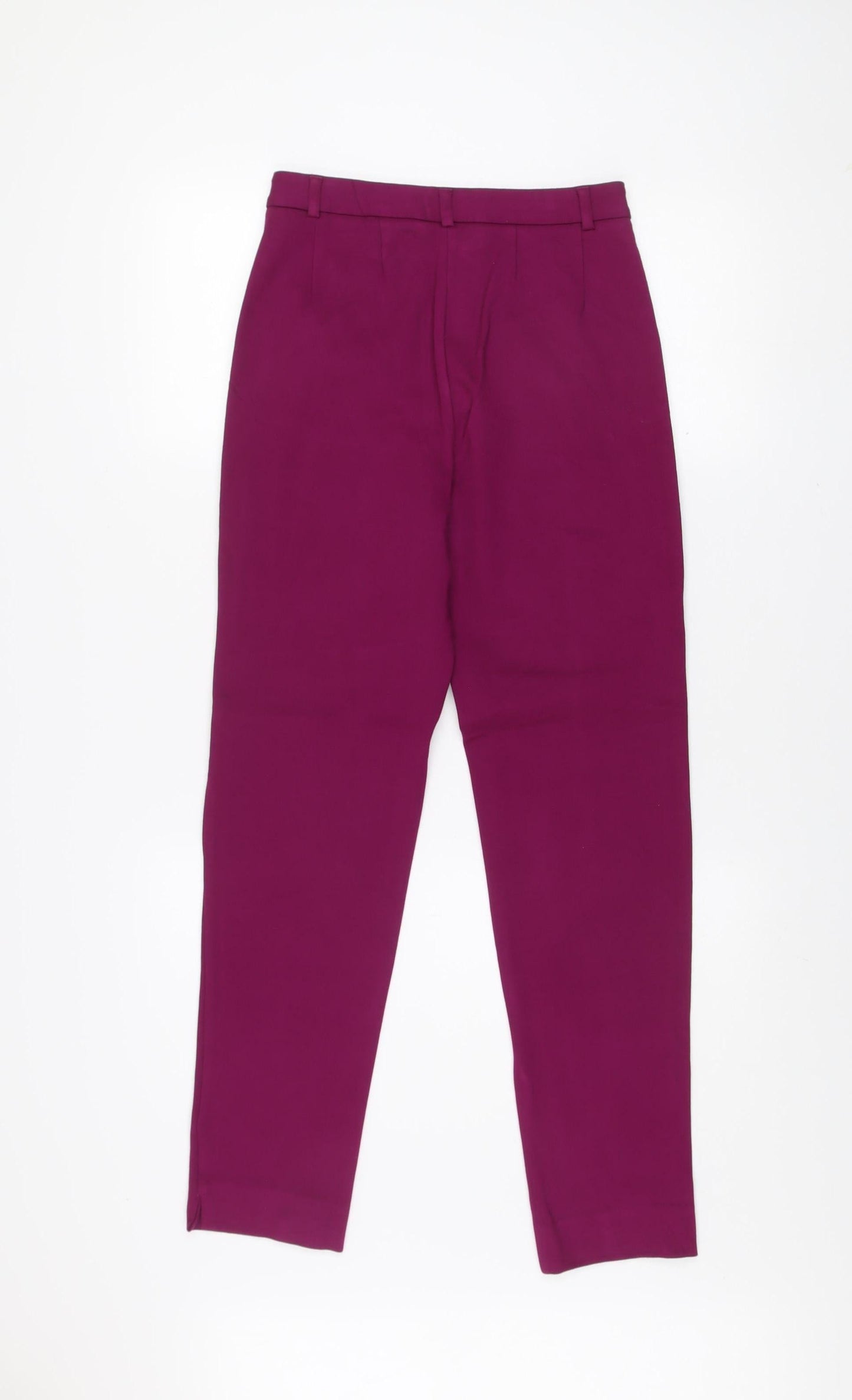 Marks and Spencer Women’s Purple Slim Fit Tapered Trousers Size 6