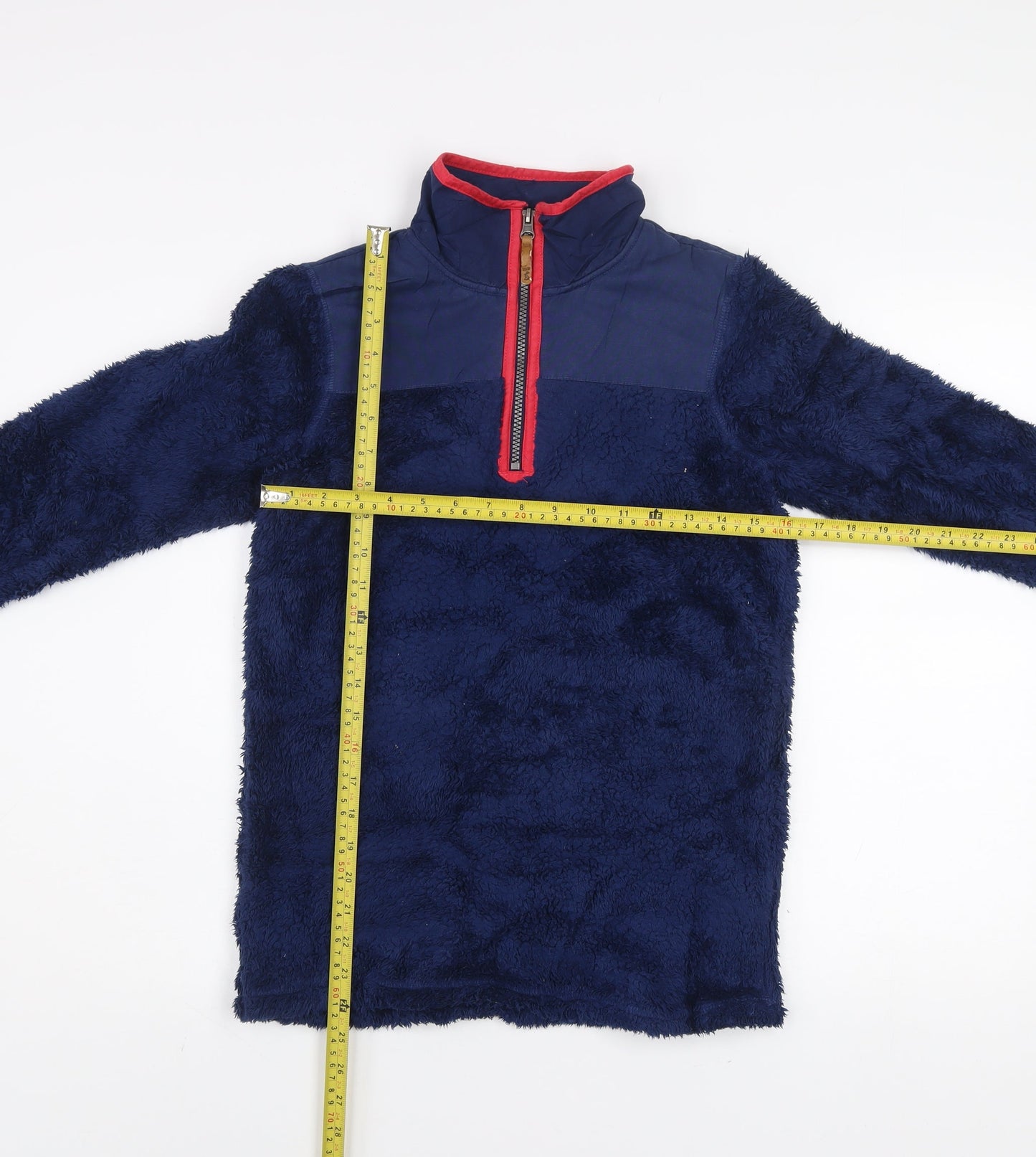 Joules Girls Blue Fleece 1/4 Zip Jacket 11-12 Years