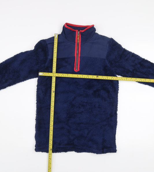 Joules Girls Blue Fleece 1/4 Zip Jacket 11-12 Years
