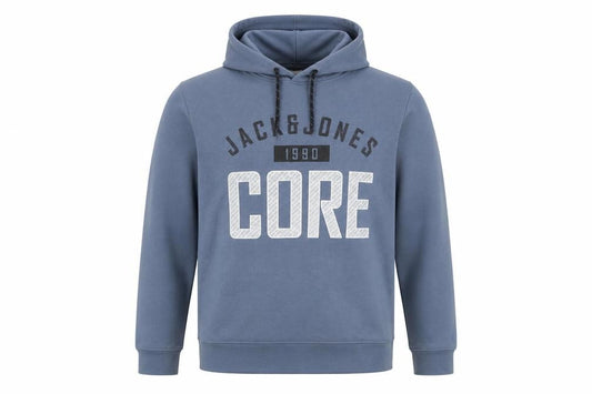 Mens UK M Regular JACK & JONES Blue Pullover Hoodie