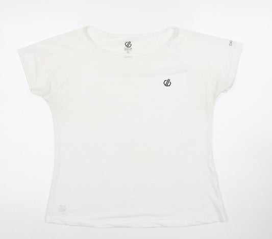 Dare 2B Womens White UK 14 Lightweight Quick Dry T-Shirt