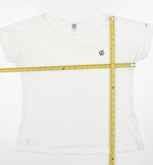 Dare 2B Womens White UK 14 Lightweight Quick Dry T-Shirt