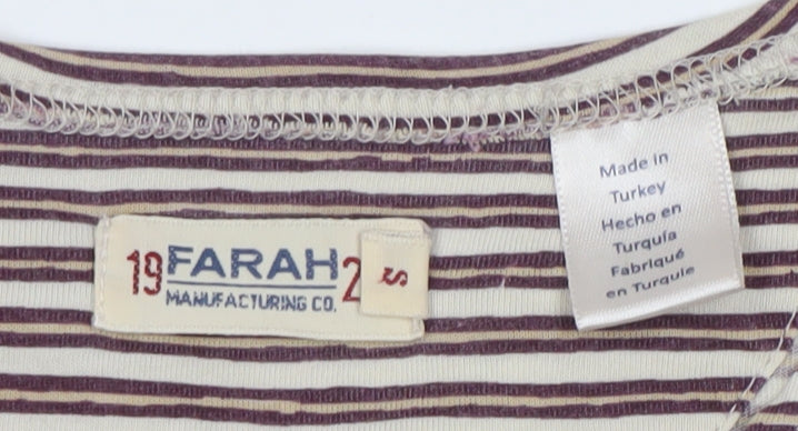Mens UK Size XS Farah Beige  Cotton T-Shirt