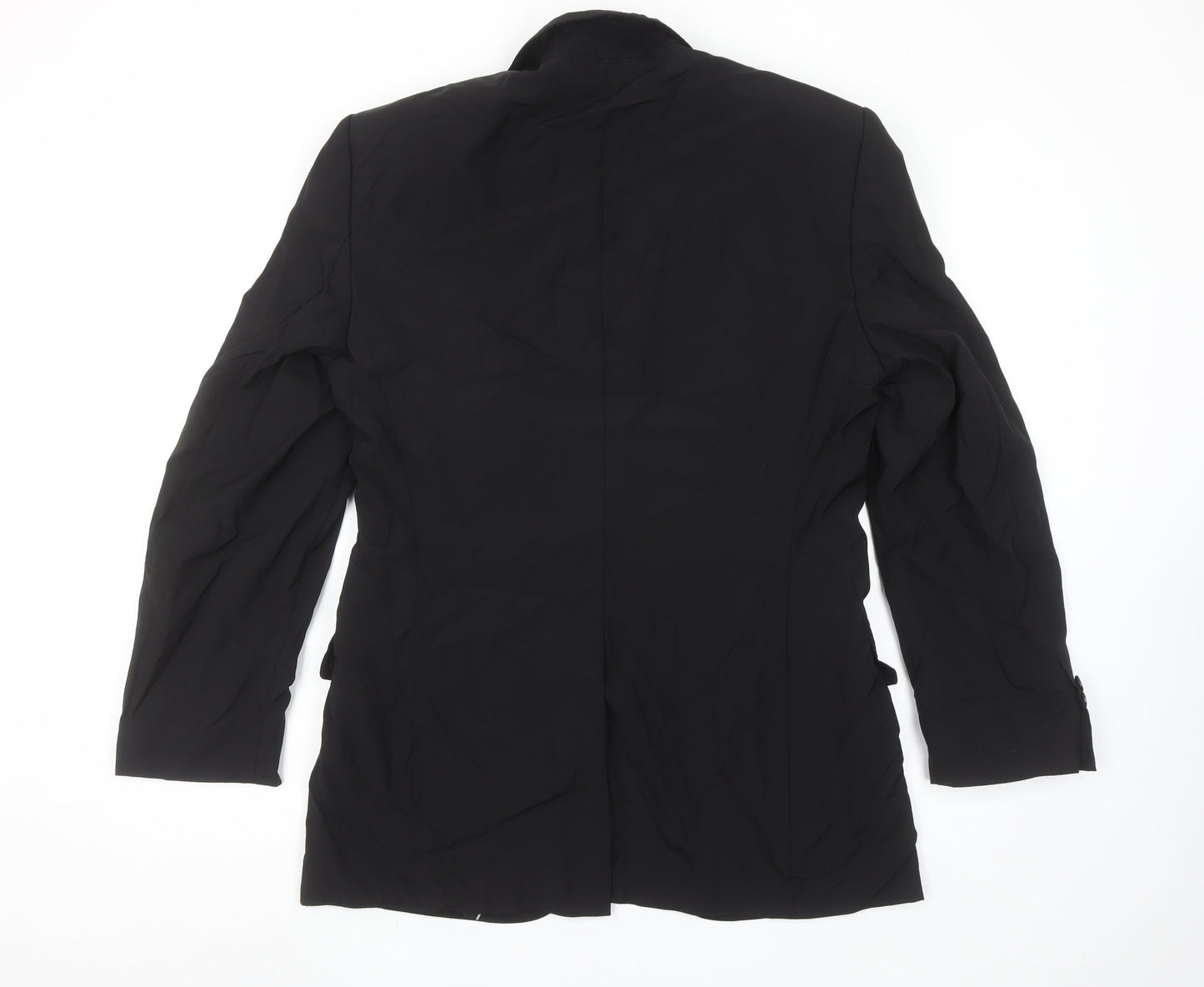 Hugo Boss Men's Black Wool Classic Blazer Jacket Size 38 Regular