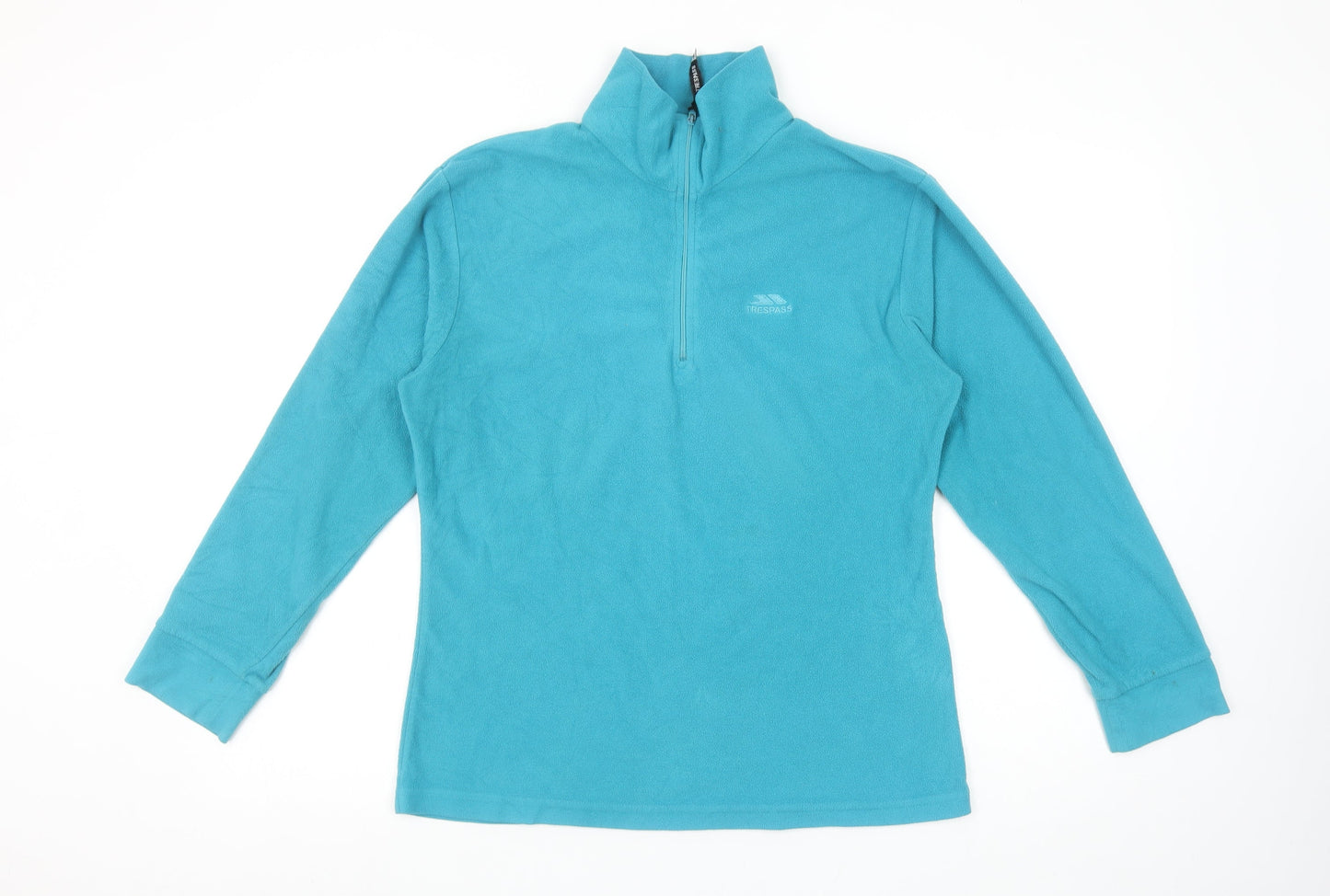Trespass Women’s Blue Fleece 1/2 Zip Pullover Sweatshirt Size L