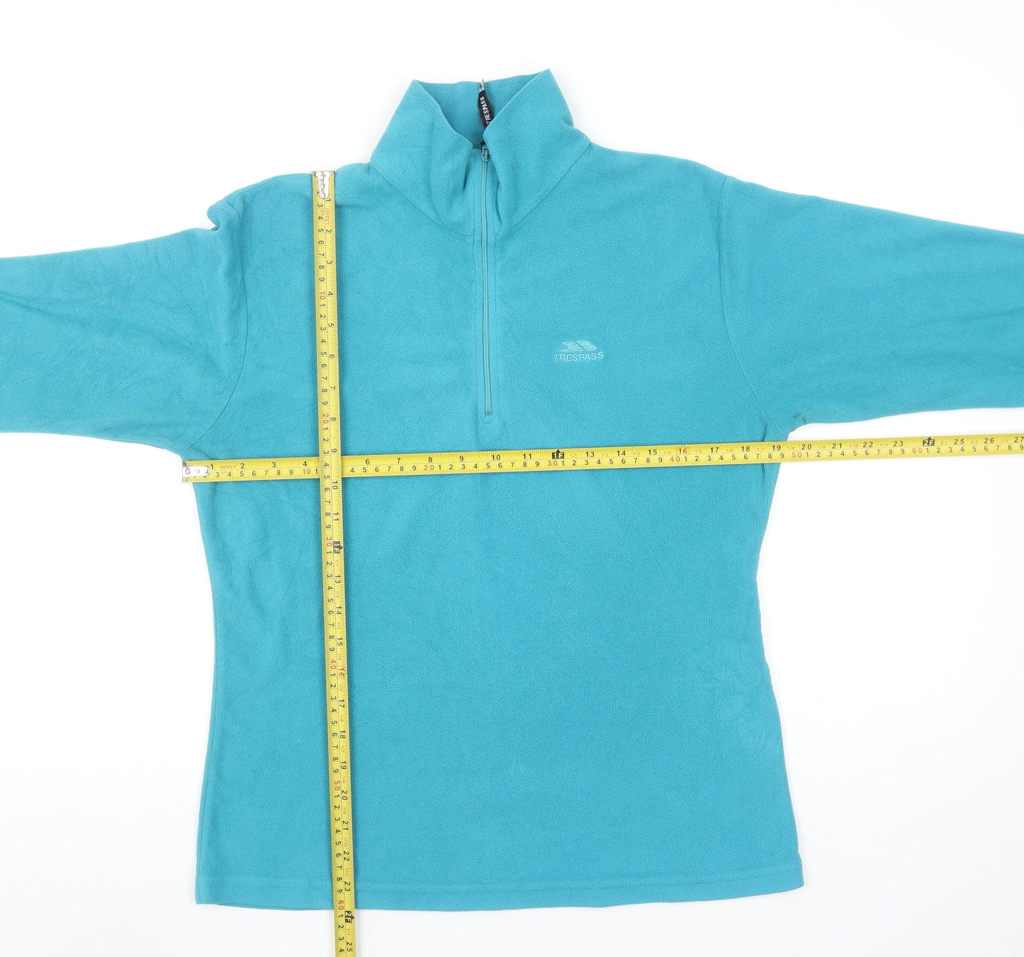Trespass Women’s Blue Fleece 1/2 Zip Pullover Sweatshirt Size L