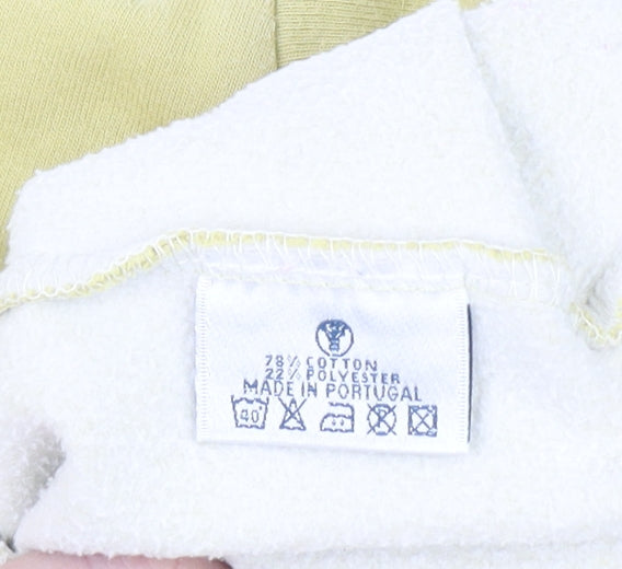 Fat Face Women’s Yellow 1/4 Zip Pullover Sweatshirt Size 10