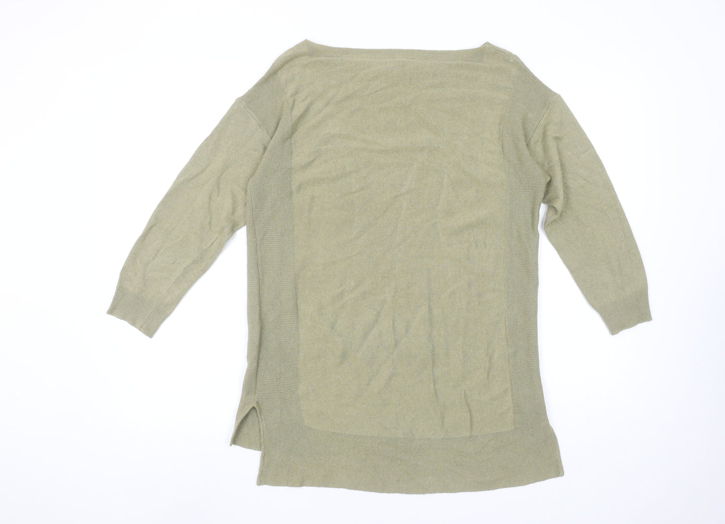 Monsoon Women’s Beige Linen Blend Tunic Jumper Size S