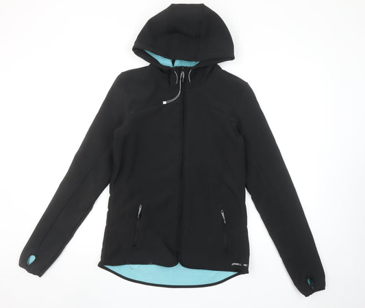 O'Neill Men's Black Softshell Hooded Jacket Size S Water Resistant
