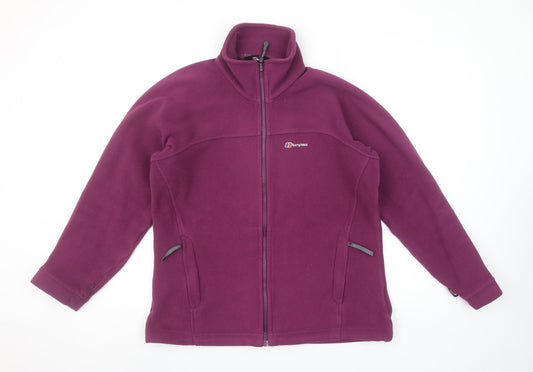 Berghaus Women’s Purple Fleece Full Zip Jacket Size 14