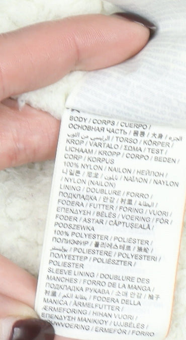 Superdry Men's Grey XL Hooded Parka Jacket Winter Lined Outdoor Coat