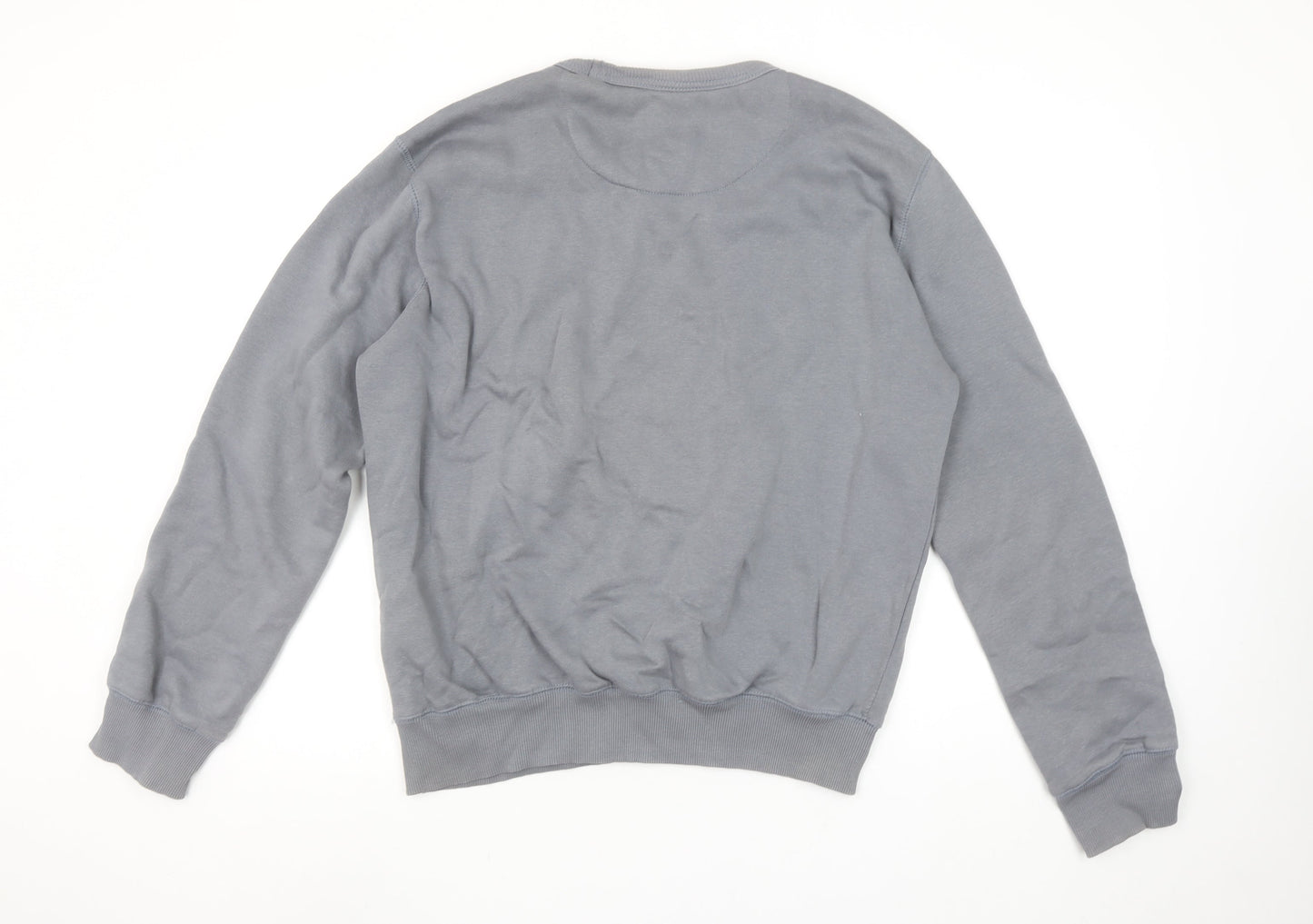 French Connection Men's Grey Crew Neck Sweatshirt Medium