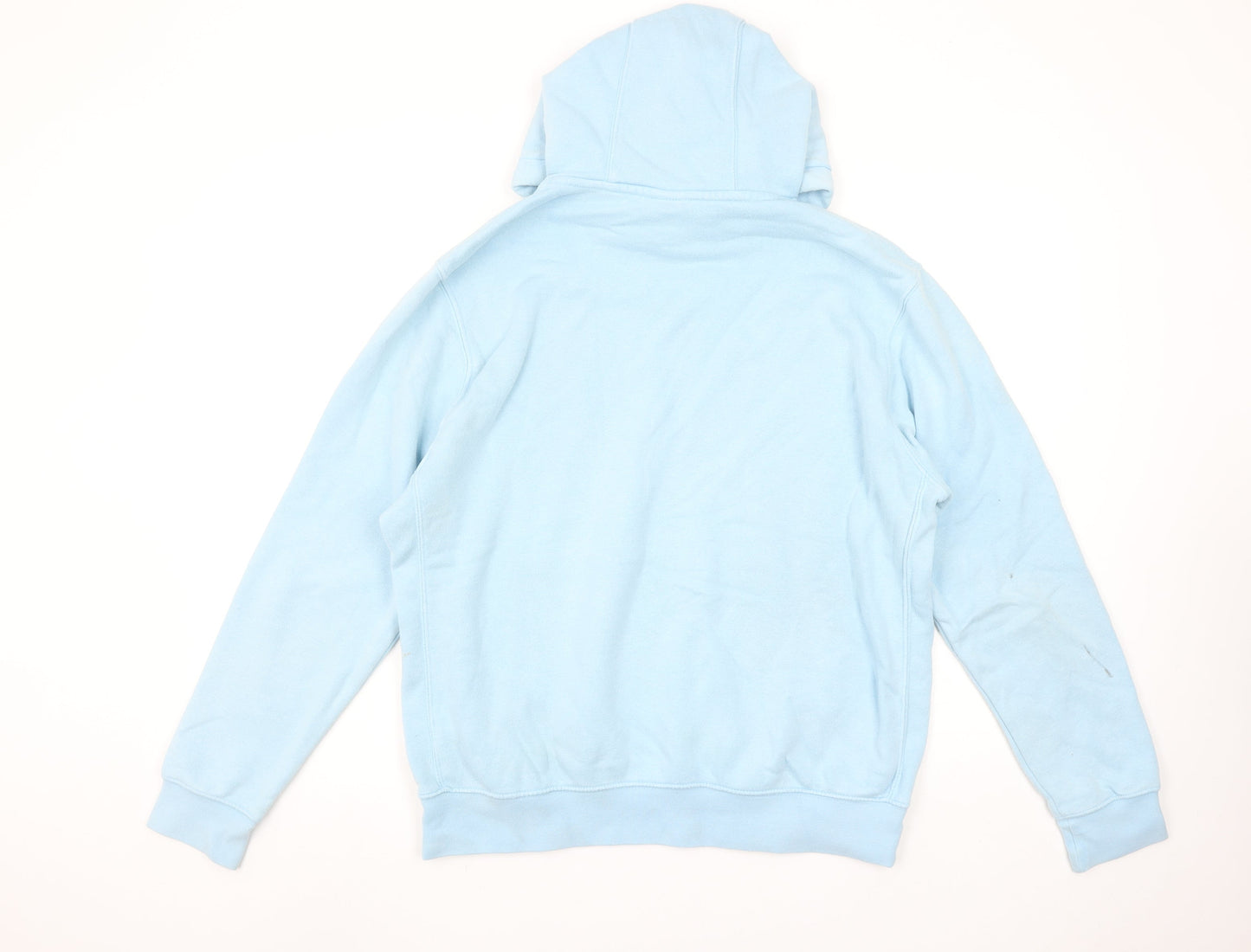 Nike Women’s Blue Pullover Hoodie Size L Cotton Blend Casual