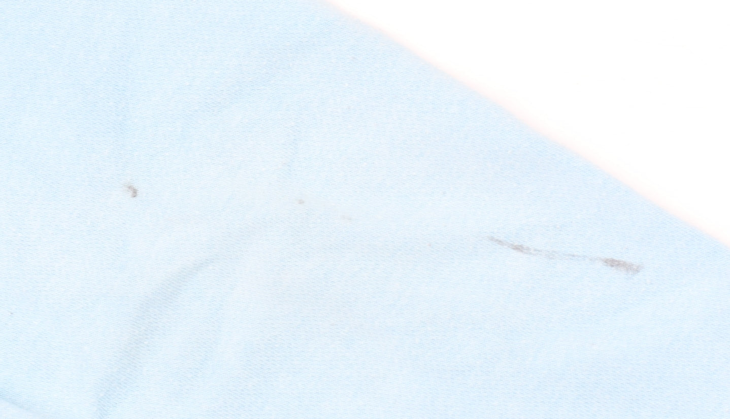 Nike Women’s Blue Pullover Hoodie Size L Cotton Blend Casual