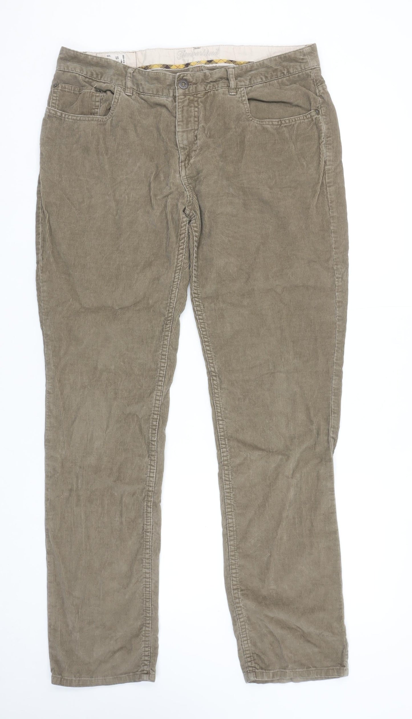Timberland Womens Brown Corduroy Chino Trousers Size 12
