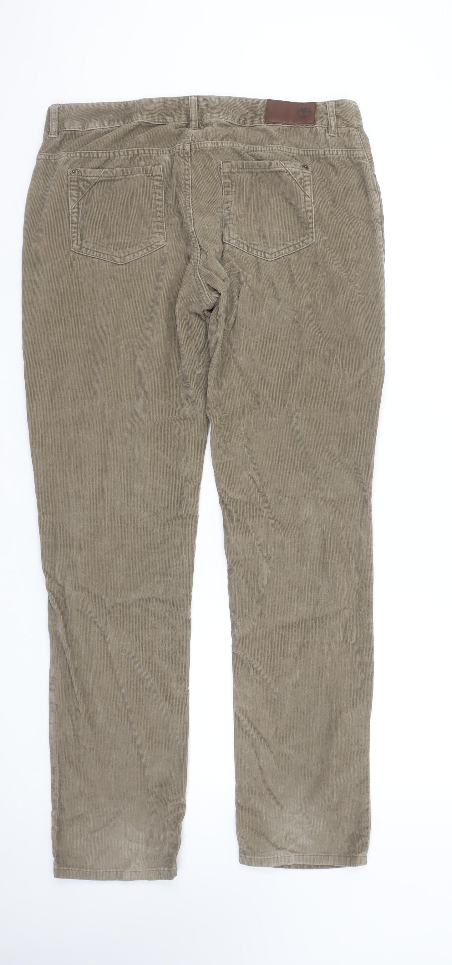 Timberland Womens Brown Corduroy Chino Trousers Size 12