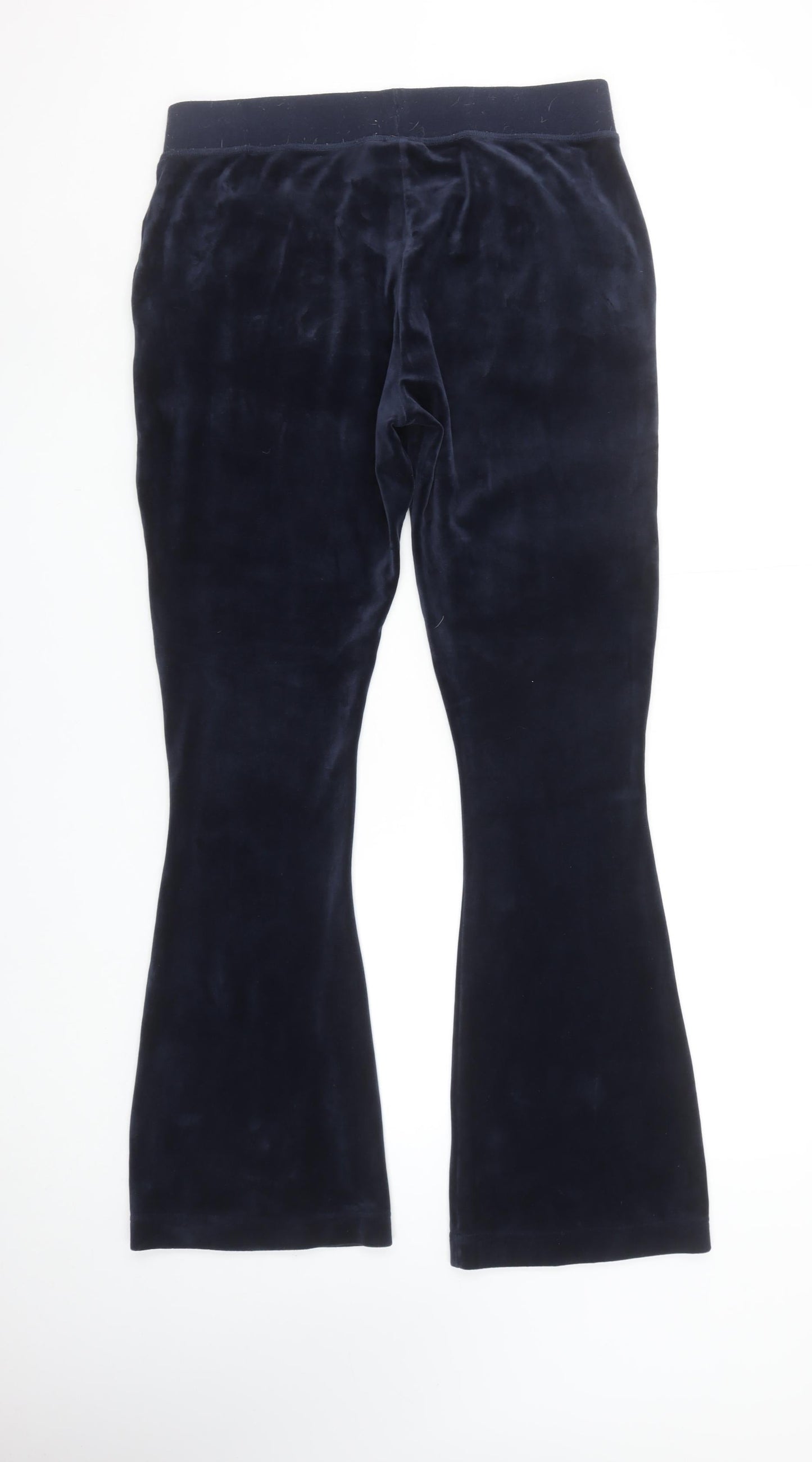 Juicy Couture Women’s Blue Velour Flared Sweatpants L