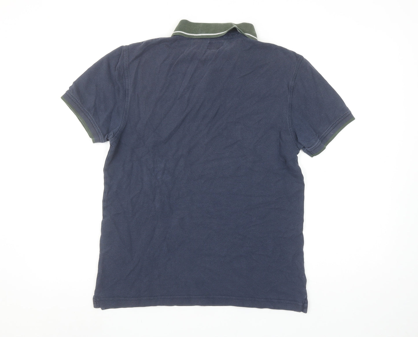 Levi’s Men’s Blue Cotton Polo Shirt Size S Short Sleeve Casual Top