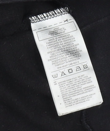 Adidas Men's Black Pullover Hoodie Size M Graphic Sportswear