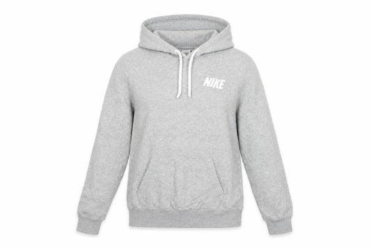 Womens UK S Regular Nike Grey Pullover Hoodie