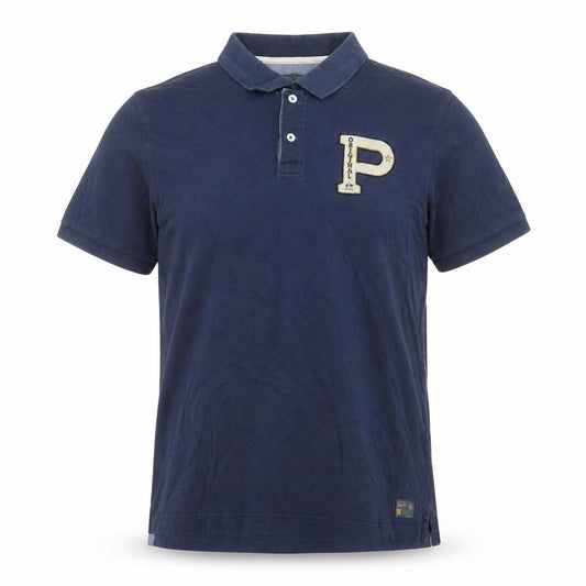 Original Penguin Mens Blue Slim Fit Cotton Polo Shirt L
