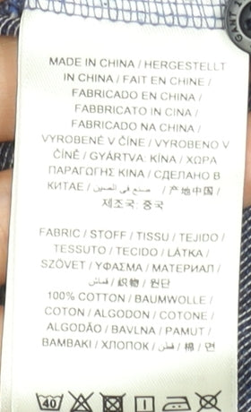 GANT Men’s Blue Pima Cotton Polo Shirt L Regular Fit Casual