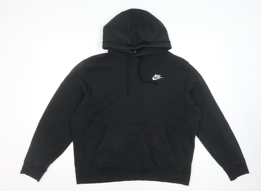 Nike Men's Black Pullover Hoodie Size L Sports Fleece